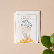 Load image into Gallery viewer, Wedding Stars Letterpress Card | Homework Letterpress Studio