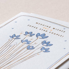 Load image into Gallery viewer, Wedding Stars Letterpress Card | Homework Letterpress Studio