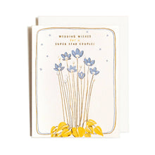 Load image into Gallery viewer, Wedding Stars Letterpress Card | Homework Letterpress Studio