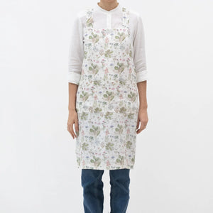 Linen Crossback Pinafore Aprons | Linen Tales