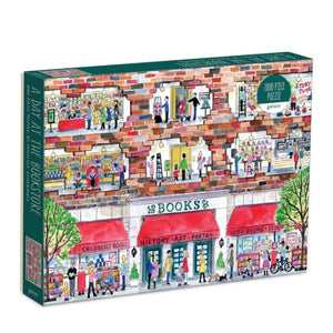 A Day at the Bookstore Puzzle by Michael Storrings | Galison