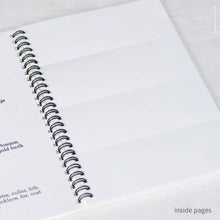 Load image into Gallery viewer, My Book of Faces Four-Panel Sketchbook | Inkello Letterpress