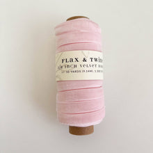Load image into Gallery viewer, Velvet Ribbon 3/8" 10 Yards | Flax &amp; Twine