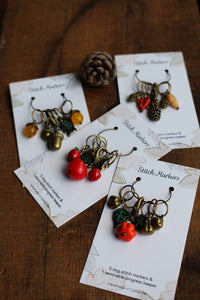 Autumn Harvest Stitch Marker Sets | NNK Press