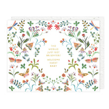 Load image into Gallery viewer, Butterfly Garden Baby Card | Seedlings