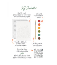 Load image into Gallery viewer, All-In-One Watercolor Kit - Ranunculus Blooms | Breathe People