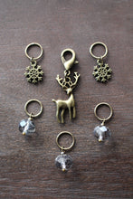 Load image into Gallery viewer, Winter Forest Stitch Markers | NNK Press