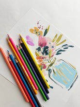 Load image into Gallery viewer, 12-Color Watercolor Pencil Set | Breathe People
