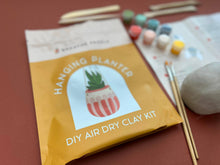 Load image into Gallery viewer, DIY Air Dry Clay Kit- Make Your Own Hanging Plant Pot | Breathe People