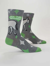 Load image into Gallery viewer, Men&#39;s Crew Socks | Blue Q
