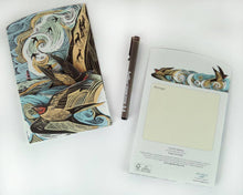 Load image into Gallery viewer, Art Angels | Cornish Swallows Concertina Card | Angela Harding