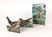 Load image into Gallery viewer, Art Angels | Robins and Teasels Die-cut Card | Angela Harding