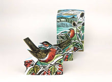 Load image into Gallery viewer, Art Angels | Robins and Teasels Die-cut Card | Angela Harding