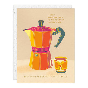 Espresso Anniversary Card | Seedlings