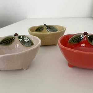 fort & field | Handmade Japanese ceramic mini yuzu fruit bowl dishes