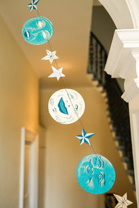 Man on the Moon Sewn Garland | East End Press