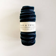 Load image into Gallery viewer, Velvet Ribbon 3/8" 10 Yards | Flax &amp; Twine