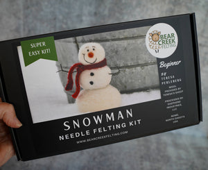 Bear Creek Felting | Snowman Needle Felting Kit