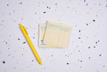 Load image into Gallery viewer, Library Card Post-It ® Sticky Notes - Yellow | Marigold Press