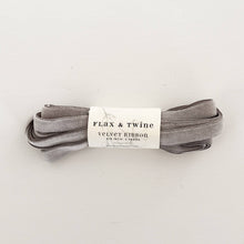 Load image into Gallery viewer, Velvet Ribbon 3/8” (3yds) | Flax &amp; Twine