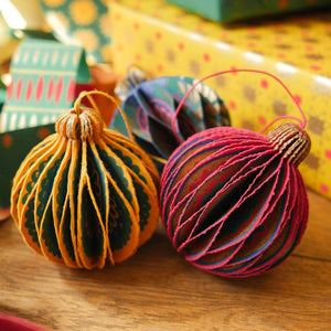 Bauble Honeycomb Ornament | East End Press