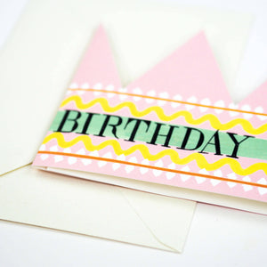 Hadley - Birthday Queen Party Hat Card