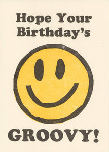 Groovy Smile Birthday Card | Hatch Show Print