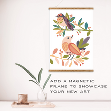 Load image into Gallery viewer, Birds on a Branch Meditative Art Paint by Number Kit | Breathe People