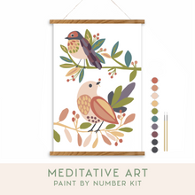 Load image into Gallery viewer, Birds on a Branch Meditative Art Paint by Number Kit | Breathe People