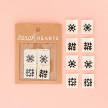 Load image into Gallery viewer, Knitting &amp; Sewing Labels | Sarah Hearts