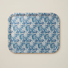 Load image into Gallery viewer, Blue Flora Medium Tray | Wanderlust Paper Co