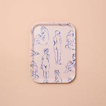 Load image into Gallery viewer, Blue Nudes Small Tray | Wanderlust Paper Co