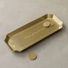 Load image into Gallery viewer, Engraved Brass Tray | Roomytown