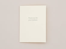 Load image into Gallery viewer, Thank You for Your Kindness Greeting Card | Goods for the Study