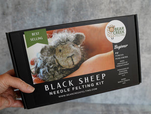 Bear Creek Felting | Black Sheep Needle Felting Kit