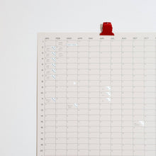 Load image into Gallery viewer, 2027 Yearly Wall Calendar Clay  | Case Study