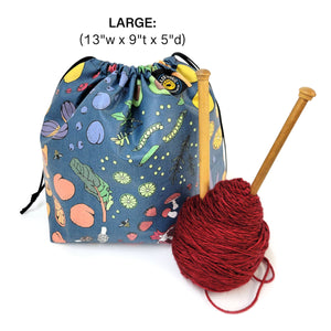 Splash Fabric | Large Cinch Bag