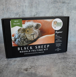 Bear Creek Felting | Black Sheep Needle Felting Kit