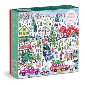 Christmas Tree Farm Puzzle by Michael Storrings | Galison