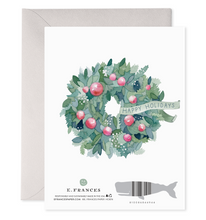 Load image into Gallery viewer, Comfort and Joy Wreath Holiday Card Boxed Set | E. Frances Paper