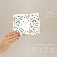 Load image into Gallery viewer, Butterfly Garden Baby Card | Seedlings