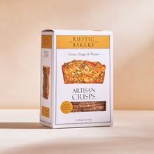 Load image into Gallery viewer, Citrus, Ginger &amp; Thyme Artisan Crisps | Rustic Bakery
