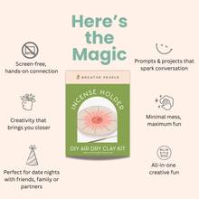 Load image into Gallery viewer, DIY Air Dry Clay Kit- Make Your Own Hanging Plant Pot | Breathe People