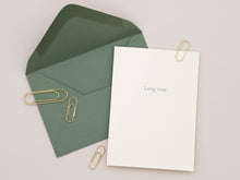 Load image into Gallery viewer, Long Time Greeting Card | Goods for the Study