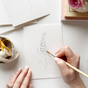 Garden Flowers Paintable Cards | Emily Lex Studio