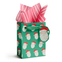 Load image into Gallery viewer, E. Frances Paper - Vintage Santa Gift Bag - Small