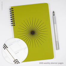 Load image into Gallery viewer, Big Burst Weekly Planner | Inkello Letterpress
