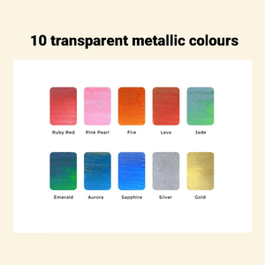 Metallics Color Sheets | Viviva Colors