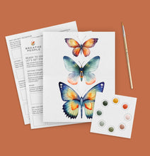 Load image into Gallery viewer, All-In-One Beginner Watercolor Kit - Butterflies | Breathe People