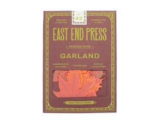 Autumn Leaves Sewn Garland | East End Press